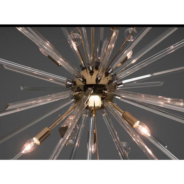 This exceptional floor lamp was designed by René Roubíček and produced in Nový Bor, the historic center of Czech...