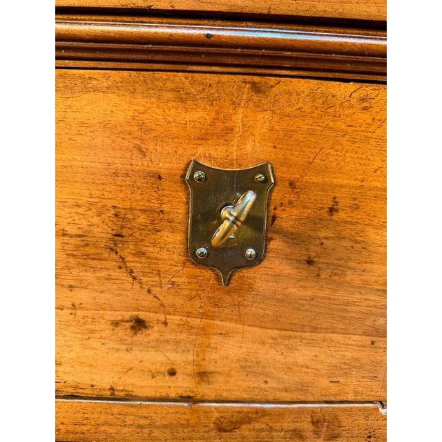 Louis Philippe Walnut Chest of Drawers For Sale - Image 6 of 9