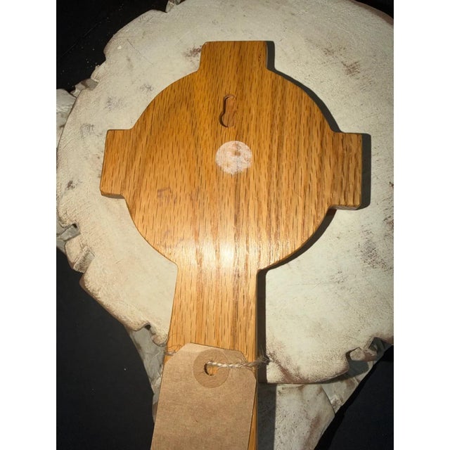 The Celtic Cross is a recognizable emblem composed of a traditional Latin cross intersecting with a nimbus. Made of solid...