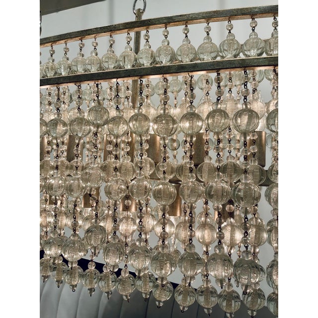 2020s Currey & Company Art Deco Style Rainhill Chandelier For Sale - Image 5 of 6