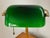 Art Deco Mid 20th Century Art Deco Emeraldite Shade Brass Banker Lamp With Ball Pull For Sale - Image 3 of 11