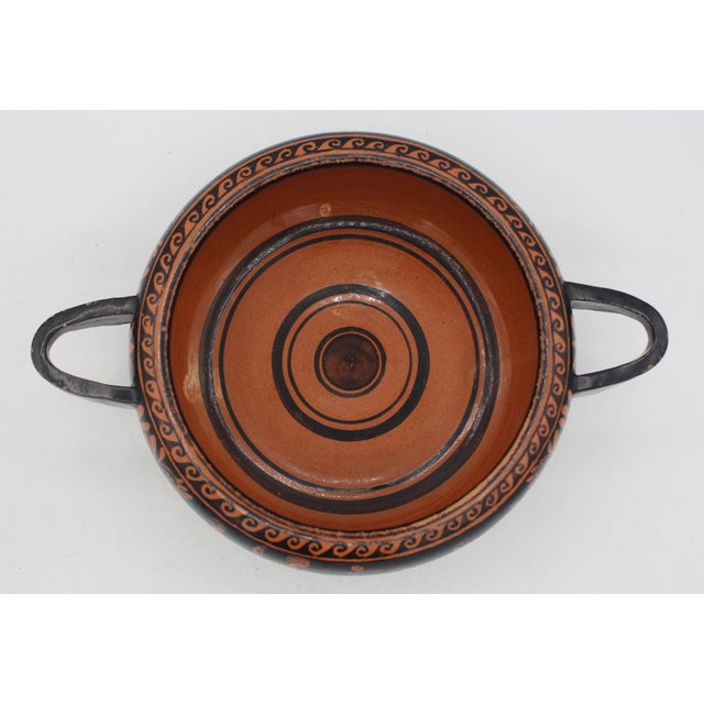 Mid-19th Century Giustiniani Pottery Greek Revival Handled Low Bowl For Sale In Raleigh - Image 6 of 9
