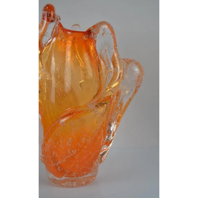 Magnificent blown piece, in eco-crystal (replacement of lead by barium carbonate) created by the Portuguese master...
