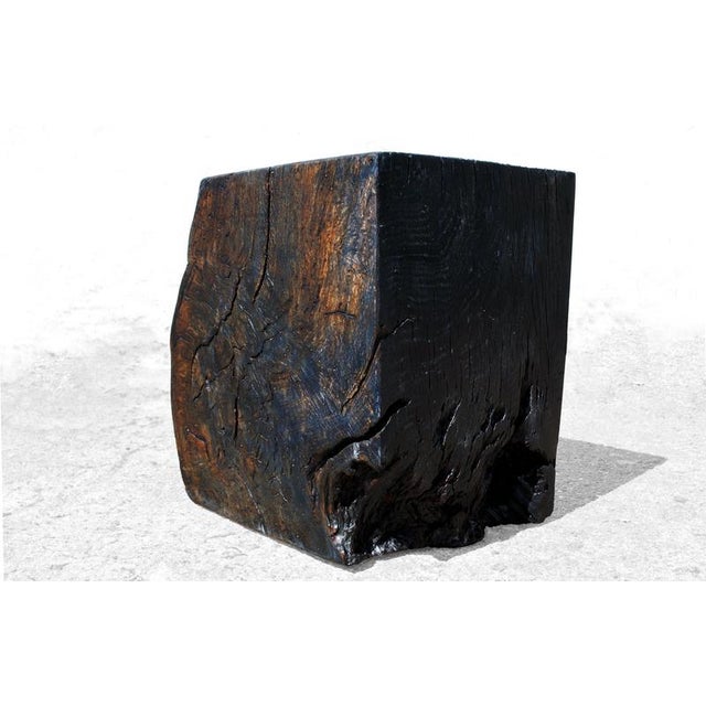 W2386 Stool in Oxidized Oak by Jörg Pietschmann For Sale - Image 15 of 18