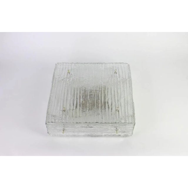 Large Austrian Murano Glass Flush Mount from Kalmar, 1960s For Sale - Image 3 of 7