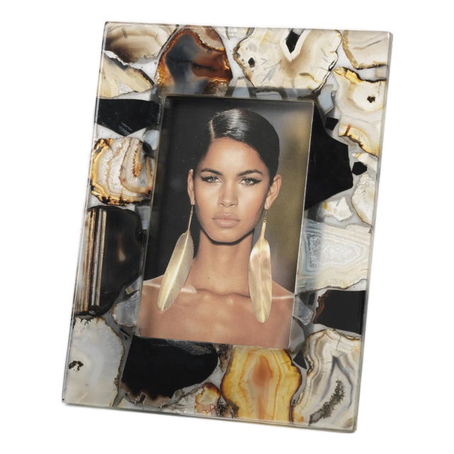 Bahia Agate Photo Frame- 4" x 6" For Sale