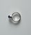 Modernist silver and amethyst ring designed by n.e. From (1908-86), denmark 1960s. hallmarks to the back of the band -...