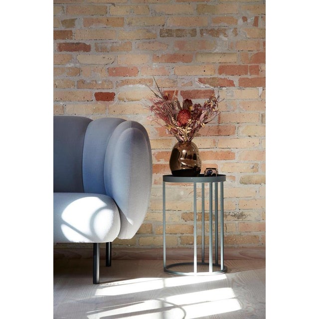 Not Yet Made - Made To Order Cape Lounge Chair with Stitches Blush by Warm Nordic For Sale - Image 5 of 15