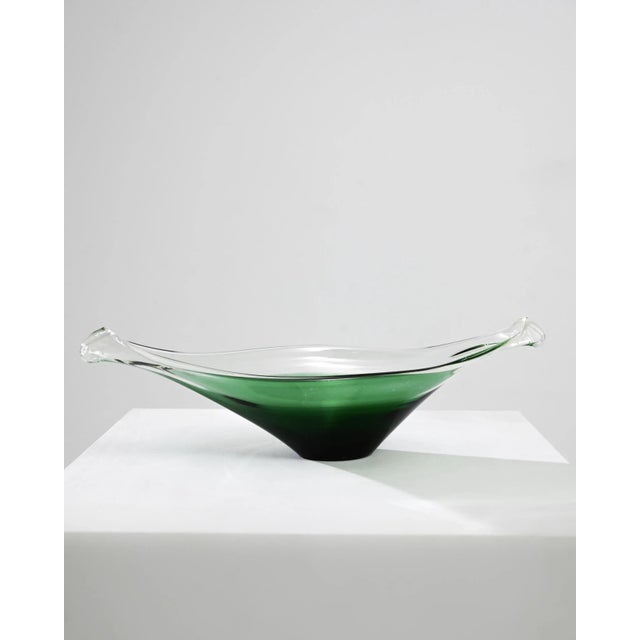 Mid-Century Modern Belgian Glass Plateau For Sale In Greensboro - Image 6 of 7