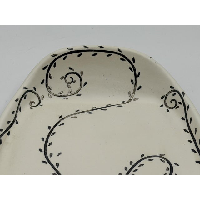 1980s Emilia Castillo Porcelain & Pure Silver Serving Platter, Mexican Modernism For Sale - Image 18 of 18