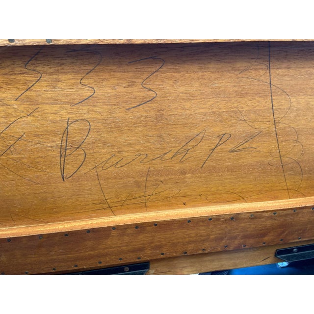 1950’s Floating Desk by d.r. Bates & Jackson Gregory Jr. For Vista of California . For Sale - Image 11 of 12