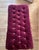 Antique Carved Giltwood Bench in Newly Upholstered Plum Velvet For Sale - Image 9 of 10