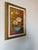 Mid-Century Modern 1980s Vintage J. Romero Floral Still Life Oil on Artist Board Painting, Gold Wood Framed For Sale - Image 3 of 13