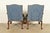 Kittinger Chippendale Carved Mahogany Open Arm Library Chairs | Pair For Sale - Image 14 of 18