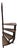 Mid‑Century Wooden Library Step Shelf – Tiered Decorative Book & Display Stand - Faux Leather Stairs For Sale