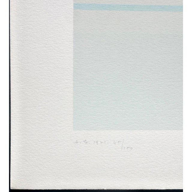 Antonio Calderara, Untitled, 1971, Color Screen Print For Sale - Image 3 of 5