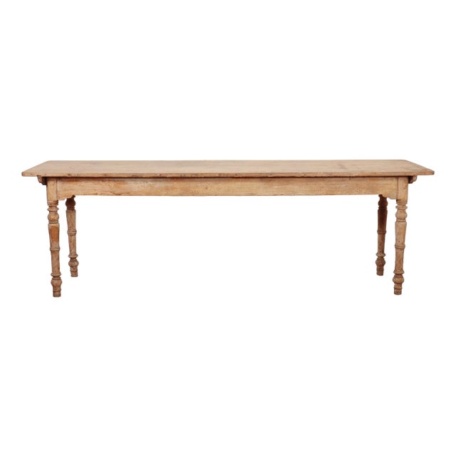 Large Italian Painted Console Table For Sale