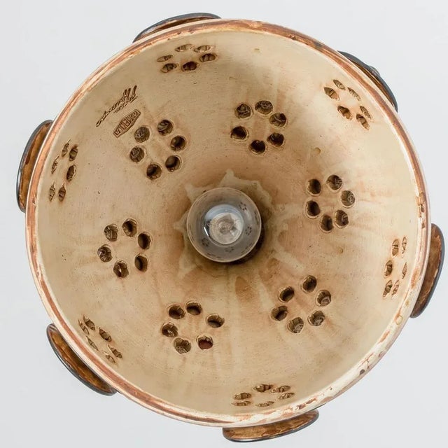 Ceramic Pendant Light, Denmark, 1970s For Sale - Image 3 of 12
