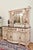 Wood Neo-Baroque Chest of Drawers with Mirror and Marble Top For Sale - Image 7 of 7