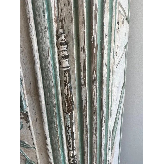 19th C. French Painted Armoire For Sale - Image 10 of 12