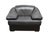 A very 1980's/1990's Italian leather lounge chair and ottoman set. The set is attributable to Natuzzi/Salotti (see label...