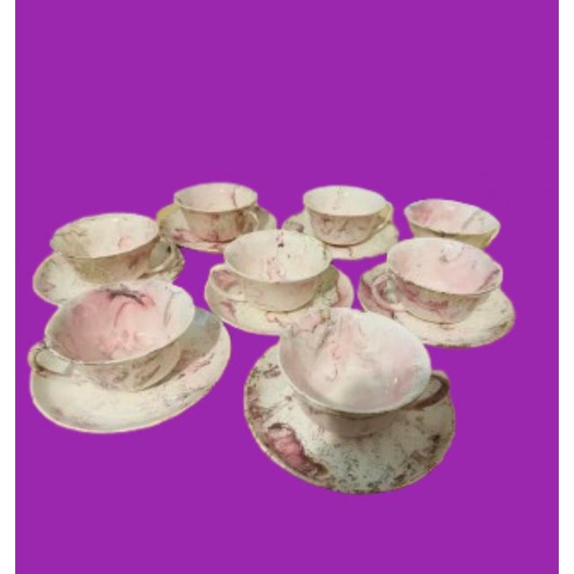 1940s Sascha Brastoff Surf Ballet Tea & Coffee Serving Set - 29 Pieces For Sale In Miami - Image 6 of 12