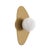 2020s Rhoads Triangular Sconce, Natural Brass For Sale - Image 5 of 9