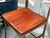 Early 20th Century Restored 1900s Antique Child's School Chair Gold Painted Metal With Red Mahogany Colored Stained Wood Seat & Back Wooden Kindergarten Chair For Sale - Image 5 of 18