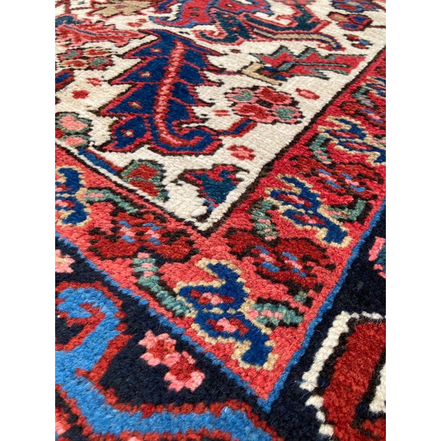 Vintage Heriz Rug in Wool, 1920s For Sale - Image 9 of 18