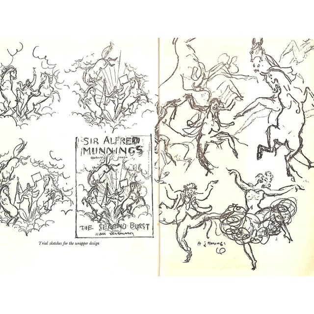 Tan "The Autobiography of Sir Alfred Munnings: An Artirt's Life/ the Second Verse/ the Finish" 1950 Munnings, Sir Alfred For Sale - Image 8 of 12