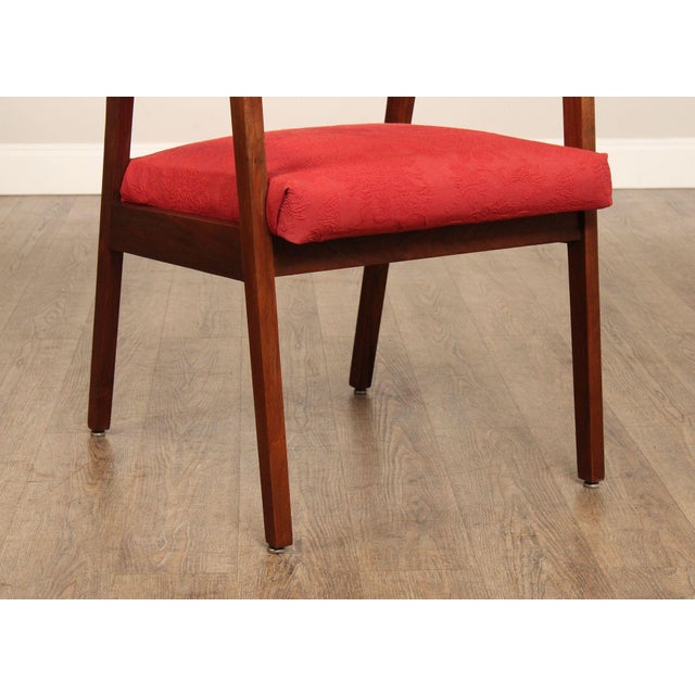 Alma Desk Company Mid Century Modern Walnut Armchair For Sale In Philadelphia - Image 6 of 12