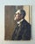 Realism Vintage Original Oil Portrait of Man For Sale - Image 3 of 12