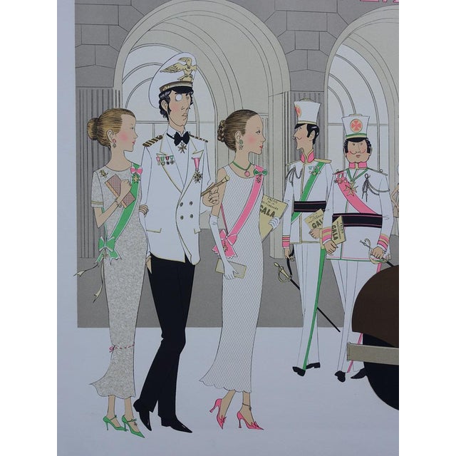 Denis-Paul Noyer, Palais de la Méditerranée, Lithograph For Sale - Image 4 of 8