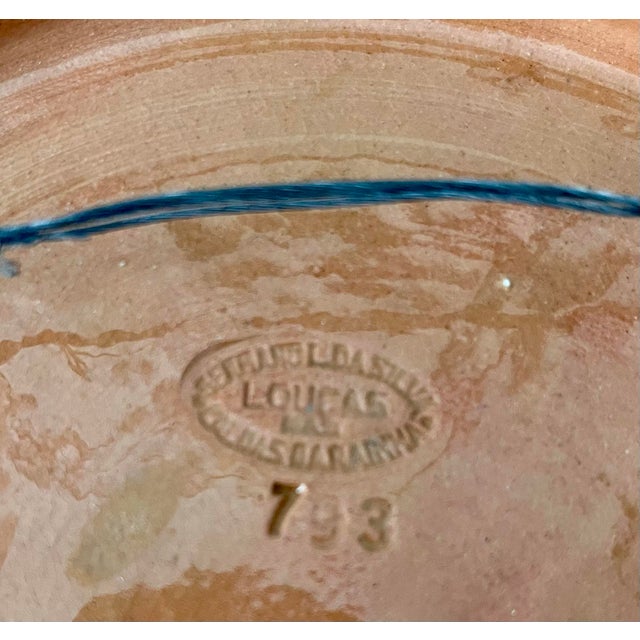 1930s Vintage Portuguese Louca De Caldas Palissy Majolica Platter For Sale - Image 12 of 12