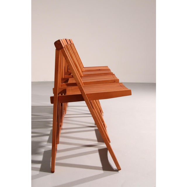 Trieste Chairs by Aldo Jacober for Alberto Bazzani, 1960s, Set of 4 For Sale - Image 10 of 11