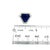 Natural Sapphire Diamond Ring 6.5 14k W Gold 5.84 TCW Certified For Sale - Image 11 of 12