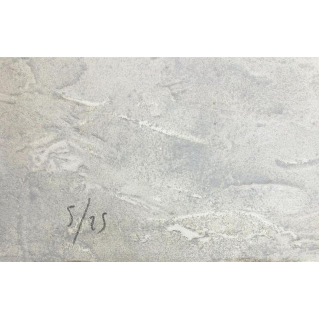 Late 20th Century Pierre Marie Brisson, Composition, 1980, Carborundum Engraving For Sale - Image 5 of 7