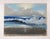 Rustic Late 20th Century Beach Seascape Pastel Painting For Sale - Image 3 of 3