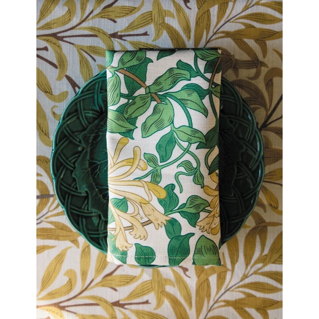 Honeysuckle was designed by William Morris‚Äôs daughter May in 1883 and is a realistic arrangement of rambling flowers and...