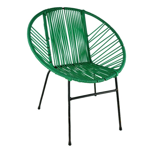 Vintage Children's Chair in Iron and Plastic, Italy, 1950s For Sale