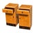 Brown Art Deco Birds Eye Maple Bedside Tables, 1930s, Set of 2 For Sale - Image 8 of 12