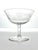 Fostoria 1910s Antique Fostoria “Lotus” 6 Etched Optic Coupe Champagne Glasses For Sale - Image 4 of 5