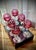 Vintage Ruby Cut-to-Clear Crystal Hock Wine Glasses, 1950, Set of 6 For Sale - Image 14 of 16