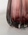 Vintage Italian Murano Glass Vase in Berry Tone, 1960s For Sale - Image 4 of 11