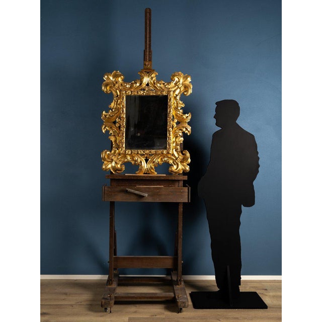 Period: 18th century Style: Louis 14th, Regency Condition: Good condition Material: Gilted wood Width: 77Height: 92 This...