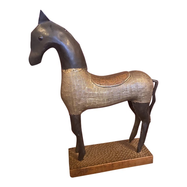 1980s Asian Horse Statue For Sale