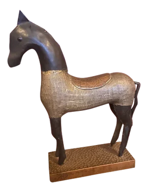 1980s Asian Horse Statue