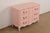 Cassard Romano Co. Cassard Romano French Provincial Louis XV Pink Lacquered Dresser Chest, Newly Refinished For Sale - Image 4 of 12