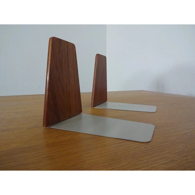 Danish Teak Bookends from Feldballes Møbelfabrik, 1960s, Set of 2 For Sale - Image 14 of 16