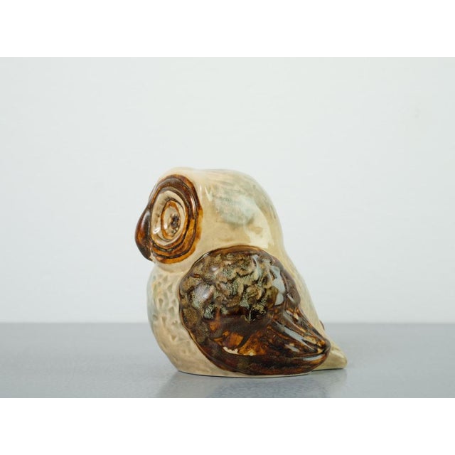Cream Mid-Century Sculpture Owl by Joseph Simon for Søholm, 1970s For Sale - Image 8 of 16